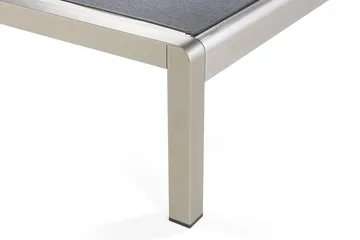 Fossato Solsäng 64|198 cm - Svart - Utemöbler - Utestol & trädgårdsstol - Solsäng & Solvagnar
