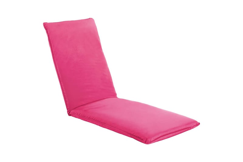 Hopfällbar solsäng oxfordtyg rosa - Rosa - Utemöbler - Utestol & trädgårdsstol - Solsäng & Solvagnar
