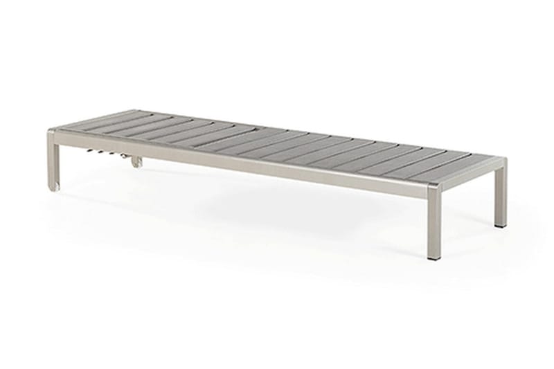 Nardo Solsäng 64|198 cm - Grå - Utemöbler - Utestol & trädgårdsstol - Solsäng & Solvagnar