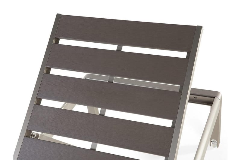 Nardo Solsäng 64|198 cm - Grå - Utemöbler - Utestol & trädgårdsstol - Solsäng & Solvagnar