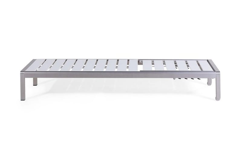 Nardo Solsäng 64|198 cm - Vit - Utemöbler - Utestol & trädgårdsstol - Solsäng & Solvagnar