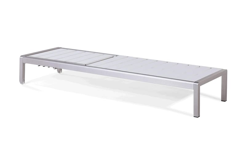 Nardo Solsäng 64|198 cm - Vit - Utemöbler - Utestol & trädgårdsstol - Solsäng & Solvagnar