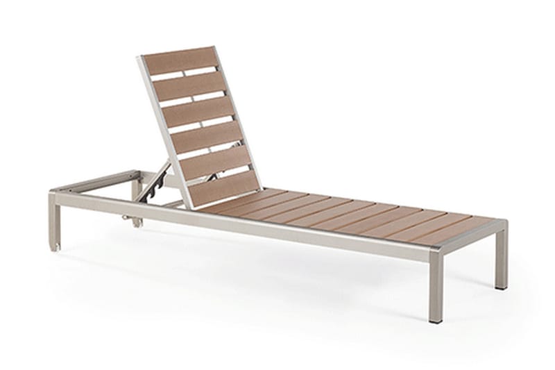 Nardo Solsäng 64|93 cm - Trä/natur - Utemöbler - Utestol & trädgårdsstol - Solsäng & Solvagnar