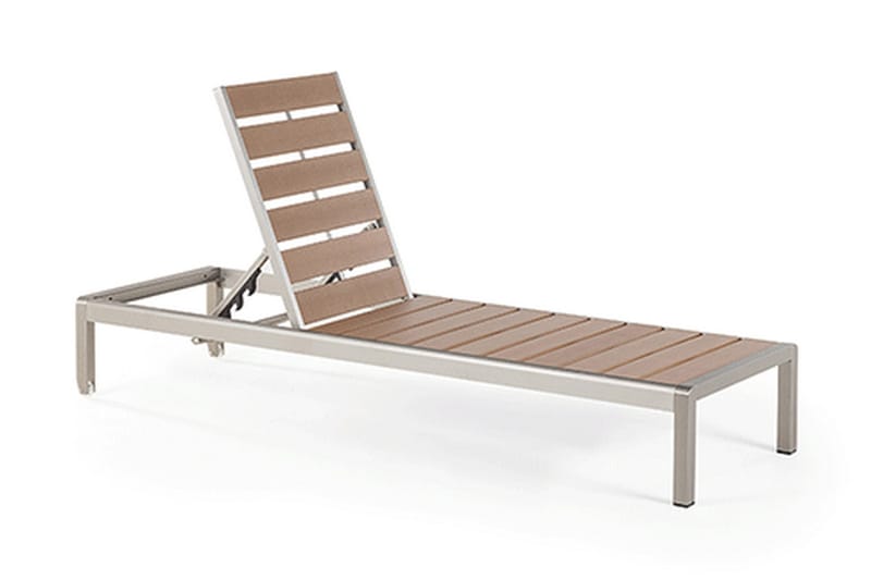 Nardo Solsäng 64|93 cm - Trä/natur - Utemöbler - Utestol & trädgårdsstol - Solsäng & Solvagnar