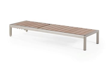 Nardo Solsäng 64|93 cm - Trä/natur - Utemöbler - Utestol & trädgårdsstol - Solsäng & Solvagnar
