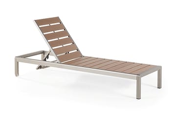 Nardo Solsäng 64|93 cm - Trä/natur - Utemöbler - Utestol & trädgårdsstol - Solsäng & Solvagnar