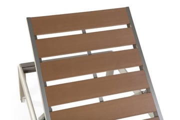 Nardo Solsäng 64|93 cm - Trä/natur - Utemöbler - Utestol & trädgårdsstol - Solsäng & Solvagnar