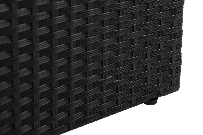 Ochovi Dubbel Solsäng Justerbar - Svart/Vit - Utemöbler - Utestol & trädgårdsstol - Solsäng & Solvagnar