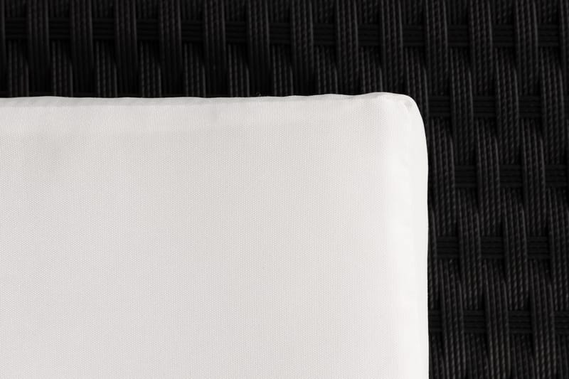 Ochovi Dubbel Solsäng Justerbar - Svart/Vit - Utemöbler - Utestol & trädgårdsstol - Solsäng & Solvagnar