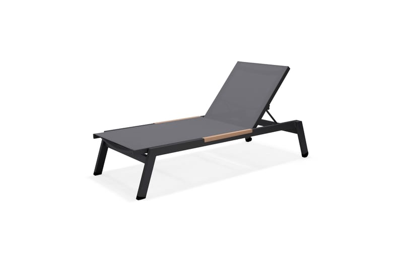 Panama Solsäng 176x72 cm Svart - Lifestyle Garden - Utemöbler - Utestol & trädgårdsstol - Solsäng & Solvagnar