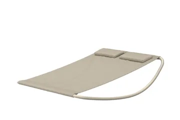Solsäng Gordo Utomhus - Beige - Utemöbler - Utestol & trädgårdsstol - Solsäng & Solvagnar