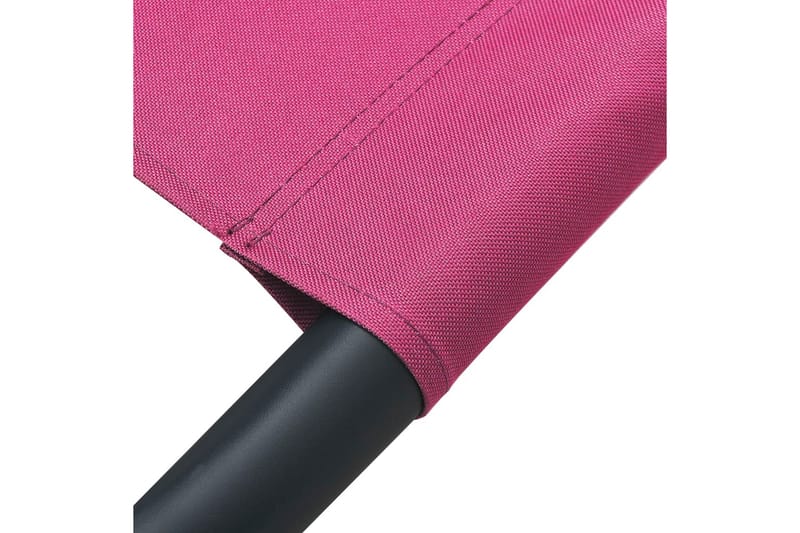 Solsäng med tak rosa - Rosa - Utemöbler - Utestol & trädgårdsstol - Solsäng & Solvagnar