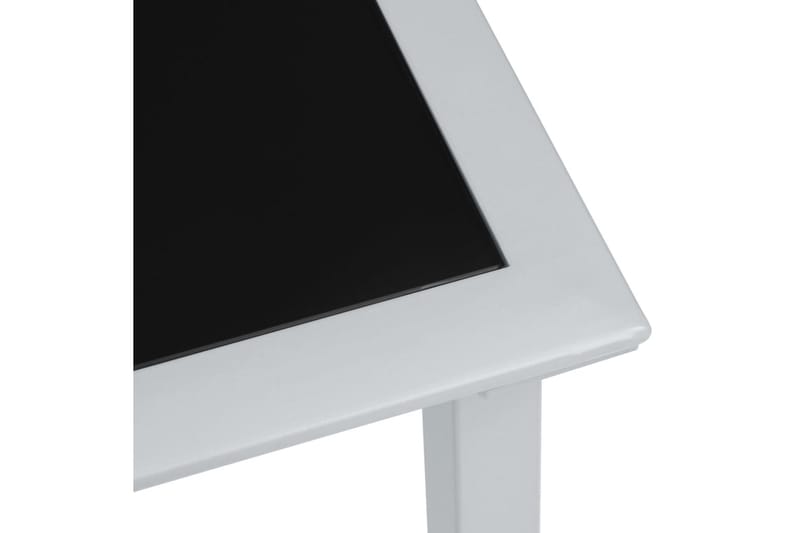 Solsängar 2 st med bord aluminium taupe - Brun - Utemöbler - Utestol & trädgårdsstol - Solsäng & Solvagnar