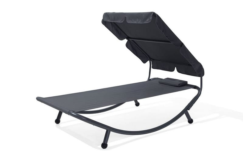 Terno Solsäng 110x200 cm - Grå - Utemöbler - Utestol & trädgårdsstol - Solsäng & Solvagnar