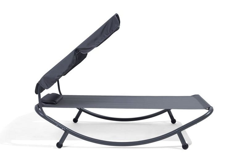 Terno Solsäng 110x200 cm - Grå - Utemöbler - Utestol & trädgårdsstol - Solsäng & Solvagnar