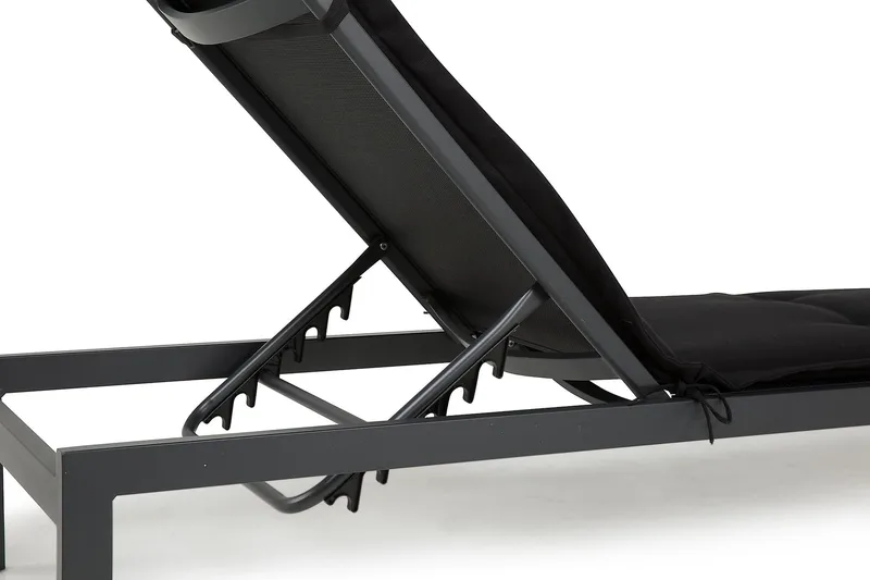 Tunis Solsäng - Svart - Utemöbler - Utestol & trädgårdsstol - Solsäng & Solvagnar