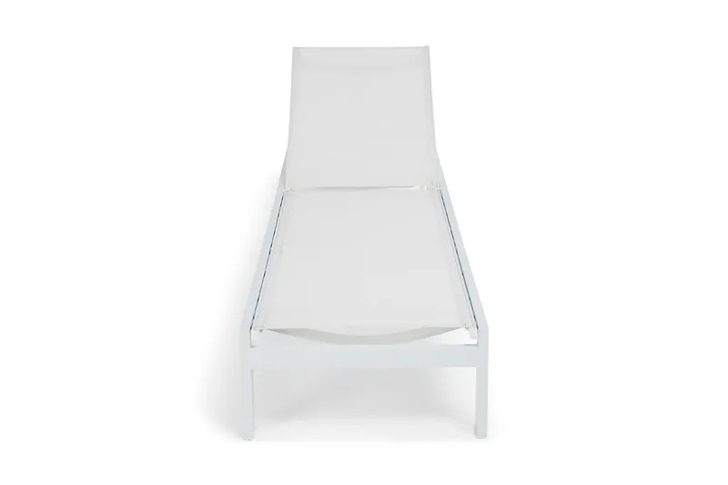 Tunis Solsäng - Vit - Utemöbler - Utestol & trädgårdsstol - Solsäng & Solvagnar