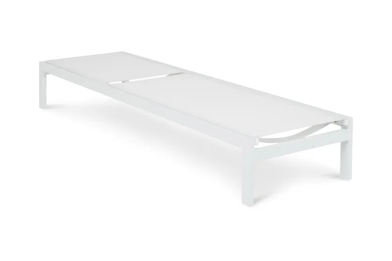 Tunis Solsäng - Vit - Utemöbler - Utestol & trädgårdsstol - Solsäng & Solvagnar