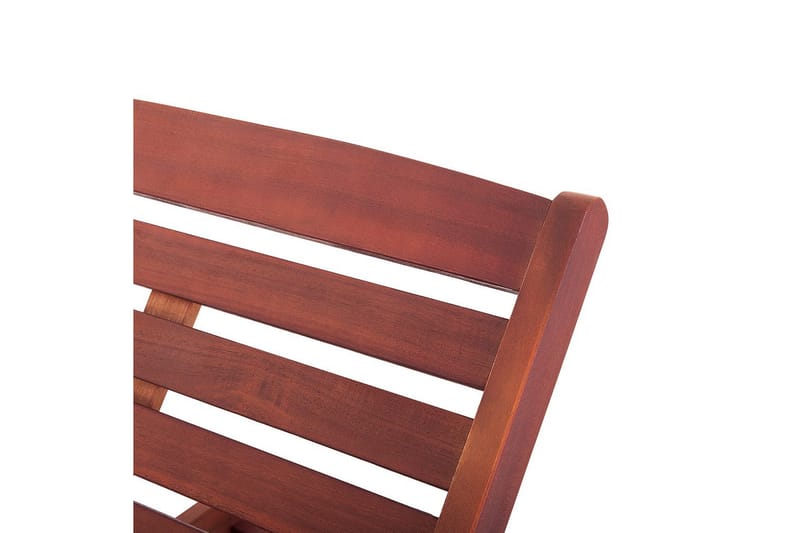 Solsäng Toscana - Mörk trä, blå, beige - Utemöbler - Utestol & trädgårdsstol - Solsäng & Solvagnar