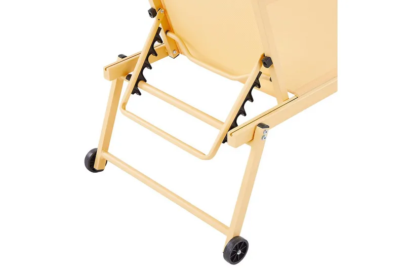 Solsäng Portofino - Gul - Utemöbler - Utestol & trädgårdsstol - Solsäng & Solvagnar