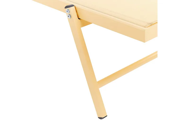 Solsäng Portofino - Gul - Utemöbler - Utestol & trädgårdsstol - Solsäng & Solvagnar