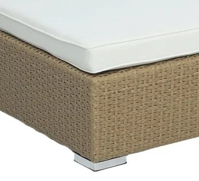 Solsängar 2 st med bord - Natur rotting - Natur - Utemöbler - Utestol & trädgårdsstol - Solsäng & Solvagnar