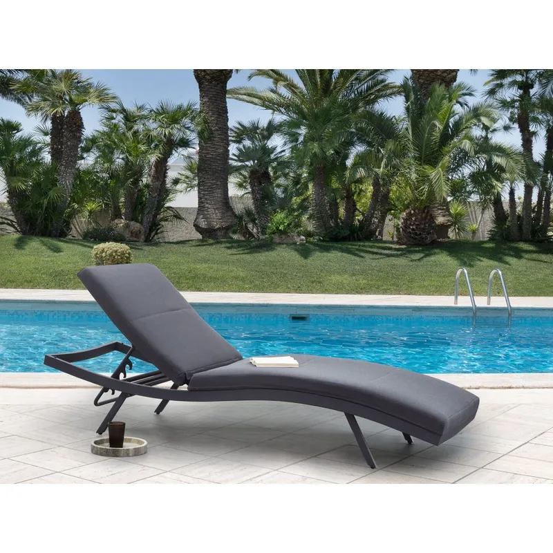 Solstol Amelia - Grå - Utemöbler - Utestol & trädgårdsstol - Solstolar