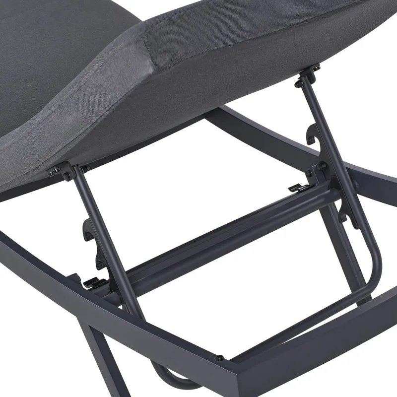 Solstol Amelia - Grå - Utemöbler - Utestol & trädgårdsstol - Solstolar