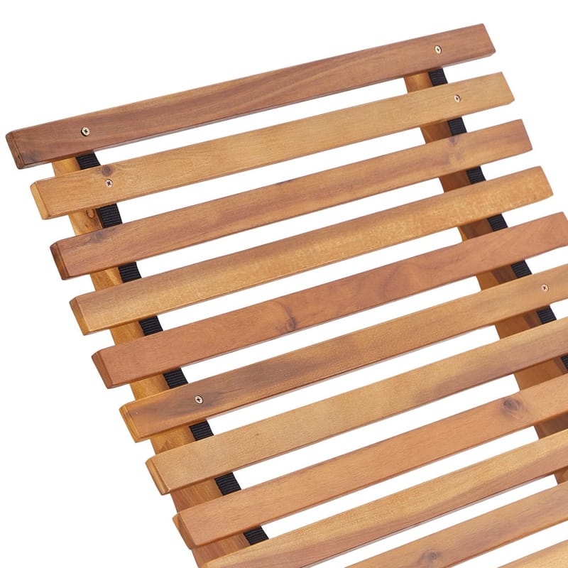 Solstol Brescia Premium - Ljus trä, taupe - Utemöbler - Utestol & trädgårdsstol - Solstolar