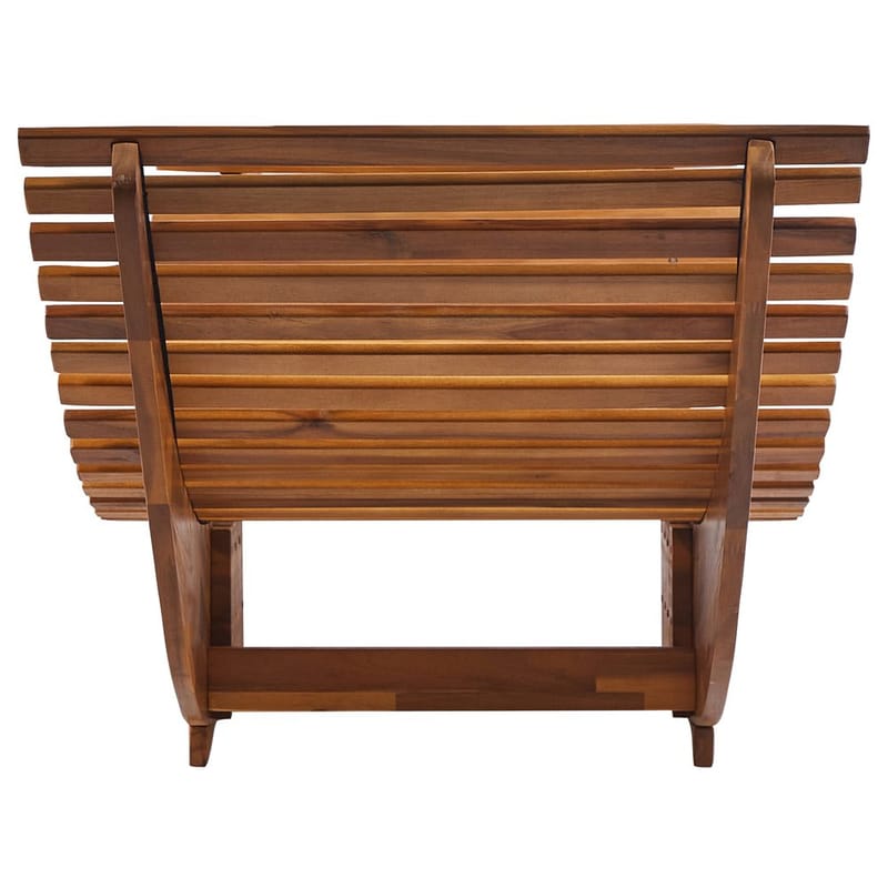 Solstol Brescia Premium - Ljus trä, Ljusbeige - Utemöbler - Utestol & trädgårdsstol - Solstolar