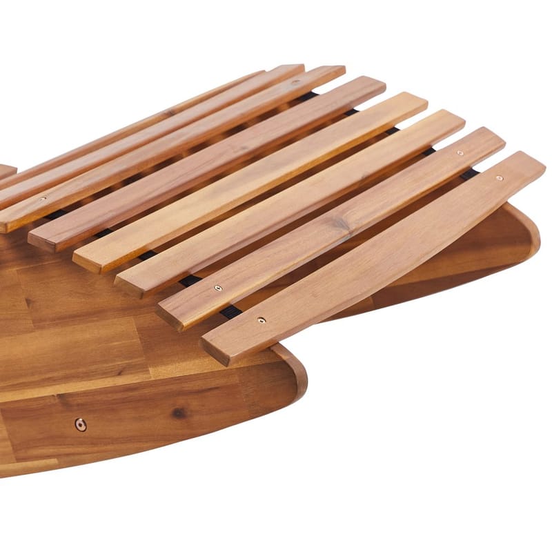 Solstol Brescia Premium - Ljus trä, Ljusbeige - Utemöbler - Utestol & trädgårdsstol - Solstolar