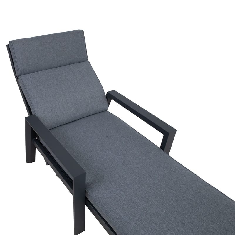 Solstol Casper - Grå - Utemöbler - Utestol & trädgårdsstol - Solstolar