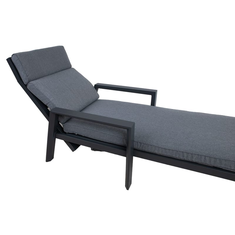 Solstol Casper - Grå - Utemöbler - Utestol & trädgårdsstol - Solstolar