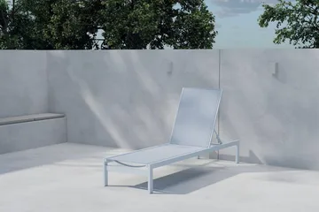 Solstol Copacabana Utomhus - Ljusblå - Utemöbler - Utestol & trädgårdsstol - Solsäng & Solvagnar