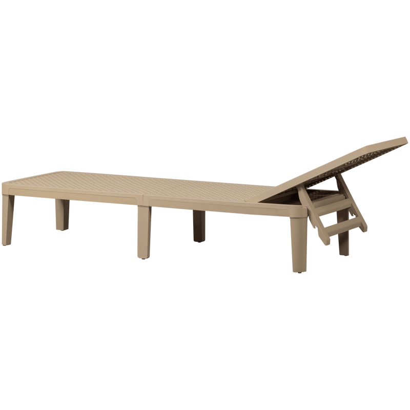 Solstol Jinte Utomhus - Sand - Utemöbler - Utestol & trädgårdsstol - Solsäng & Solvagnar