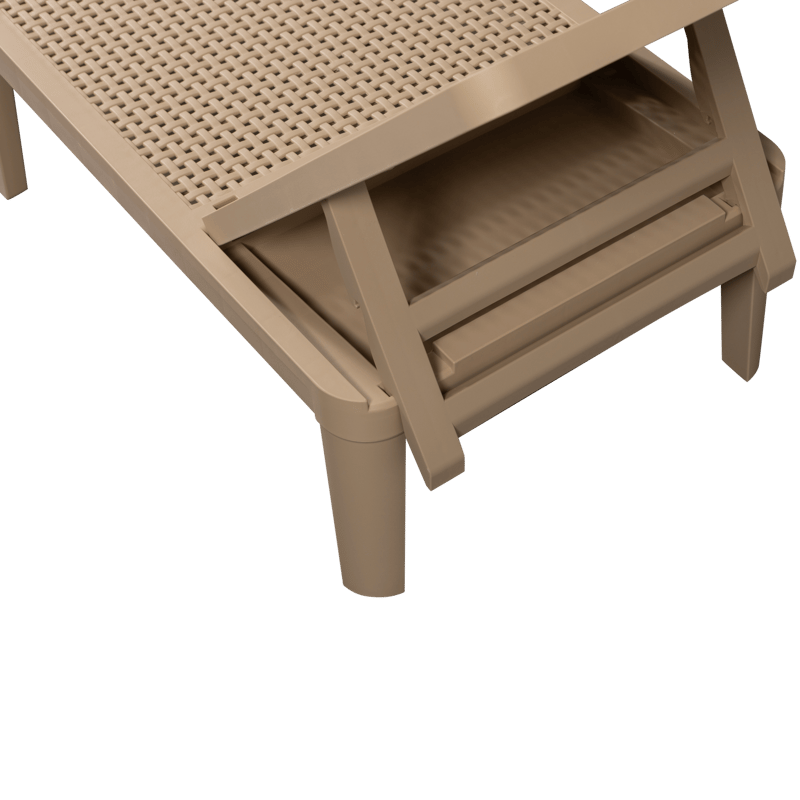 Solstol Jinte Utomhus - Sand - Utemöbler - Utestol & trädgårdsstol - Solsäng & Solvagnar