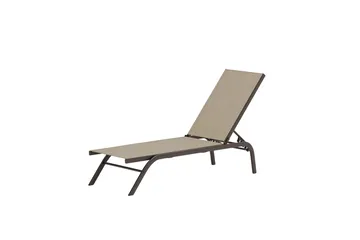Solstol Kastos Utomhus - Beige - Utemöbler - Utestol & trädgårdsstol - Solsäng & Solvagnar