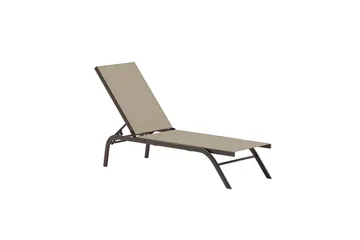 Solstol Kastos Utomhus - Beige - Utemöbler - Utestol & trädgårdsstol - Solsäng & Solvagnar