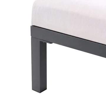 Solstol Lariano - Beige, svart - Utemöbler - Utestol & trädgårdsstol - Solstolar