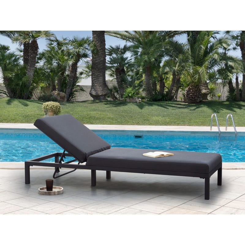 Solstol Lariano - Grå - Utemöbler - Utestol & trädgårdsstol - Solstolar