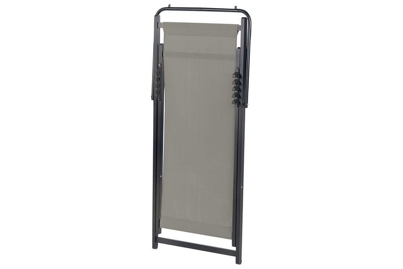 Solstol Locri Ii - Grå, svart - Utemöbler - Utestol & trädgårdsstol - Solstolar