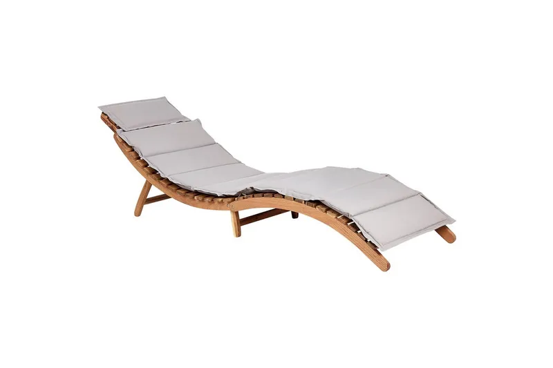 Solstol Luino, Ljus trä, grå