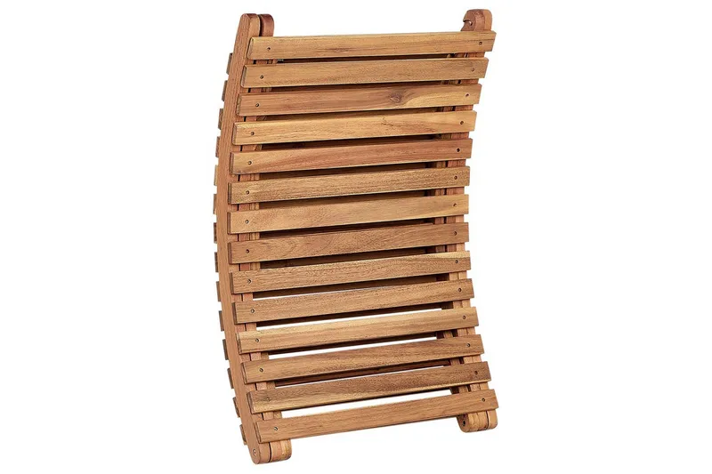 Solstol Luino - Ljus trä, vit - Utemöbler - Utestol & trädgårdsstol - Solsäng & Solvagnar