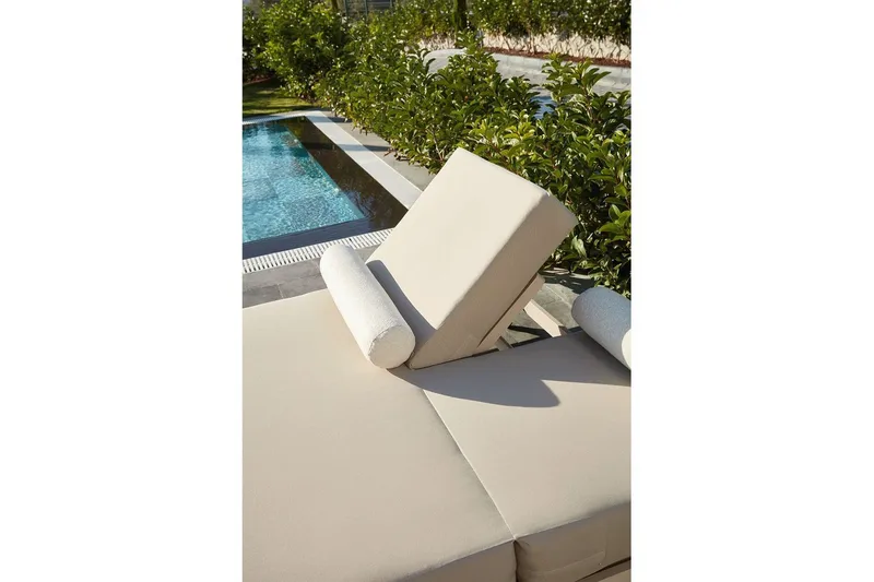 Solstol Malkiat Beige - Beige - Utemöbler - Utestol & trädgårdsstol - Solstolar