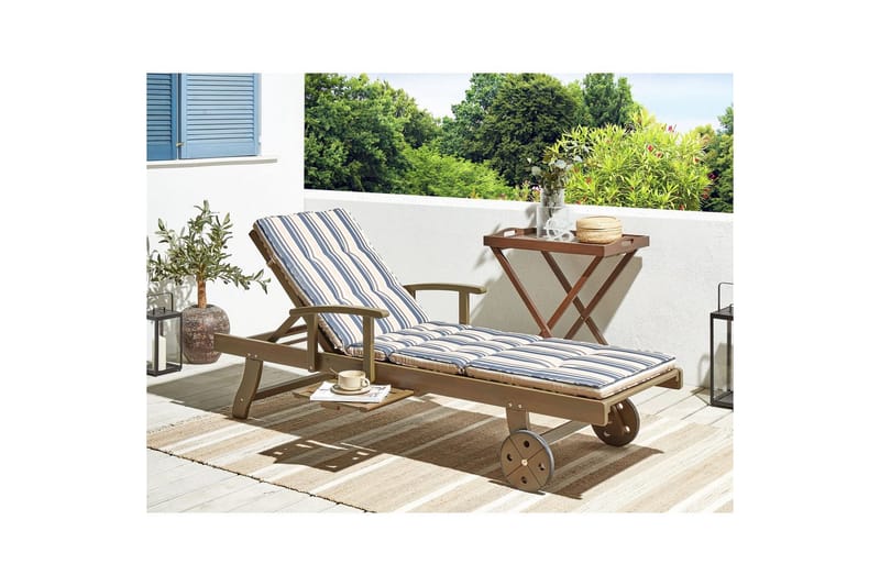 Solstol med dyna Amantea - Utemöbler - Utestol & trädgårdsstol - Solsäng & Solvagnar