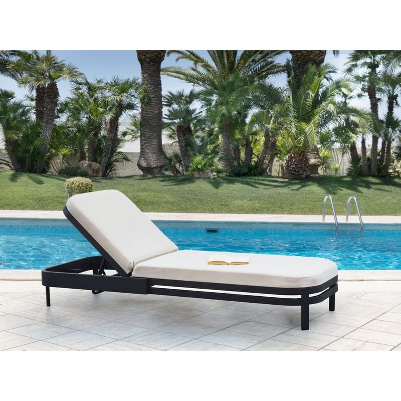 Solstol med dyna Nettuno - Utemöbler - Utestol & trädgårdsstol - Solstolar