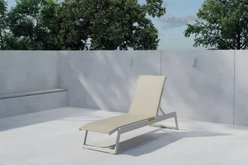 Solstol Mexico Utomhus - Beige - Utemöbler - Utestol & trädgårdsstol - Solsäng & Solvagnar