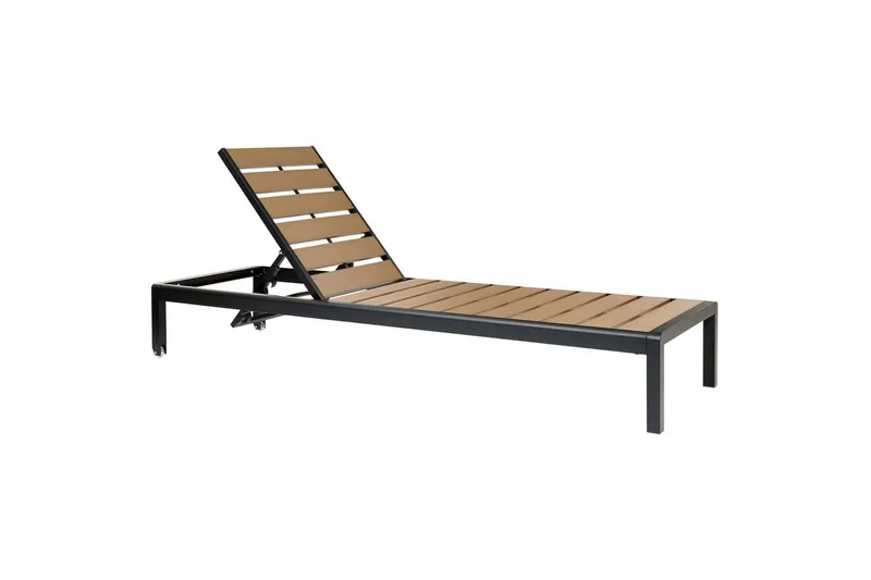 Solstol Nardo, Ljus trä, svart