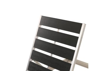 Solstol Nardo - Svart/ Silver - Utemöbler - Utestol & trädgårdsstol - Solsäng & Solvagnar