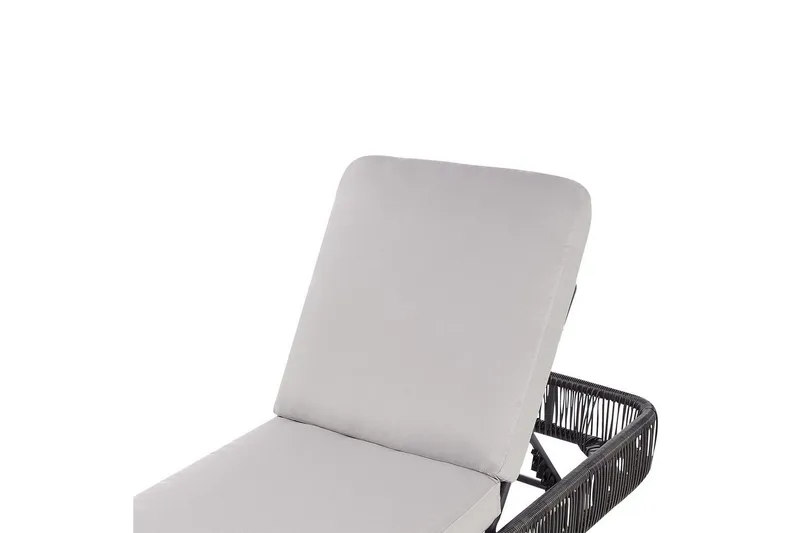 Solstol Osini - Grå, svart - Utemöbler - Utestol & trädgårdsstol - Solsäng & Solvagnar